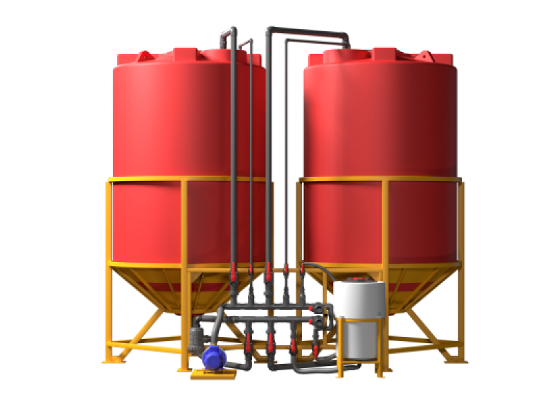 Растворный стационарный узел (РСУ) 20000л (2х10000л)