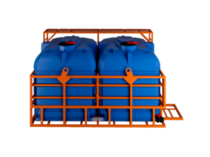 Транспортная кассета с прямоугольными емкостями 12000л. (2*6000л)