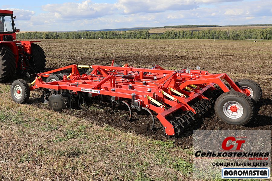 комбимастер 6000 - дискокультиватор производства Agromaster